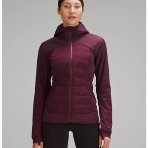 NWT Lululemon Down for It All Jacket Size 10 Cassis